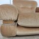 Fauteuil en tissu et acier tubulaire, années 1970