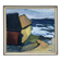 Peinture à l'huile sur toile expressionniste vintage "Maisons de bateaux", Stig Delang 76