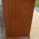 Commode ancienne post art déco  vers 1940 en bois massif pin dans sa patine