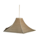 Six-sided braided straw hanging lamp