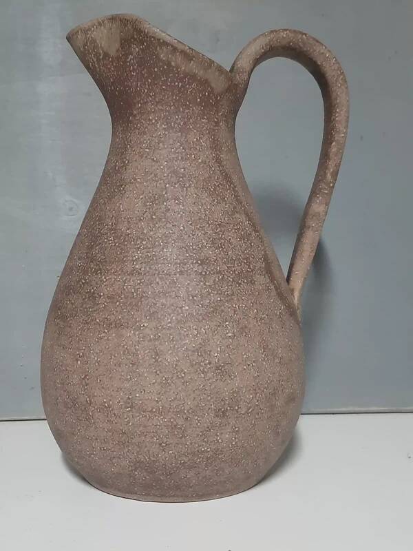 Pitcher signed ACCOLAY - Jug Carafe Vase in ceramic by Accolay