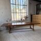 Table repas style drapière noyer 2m5/3m5 1900