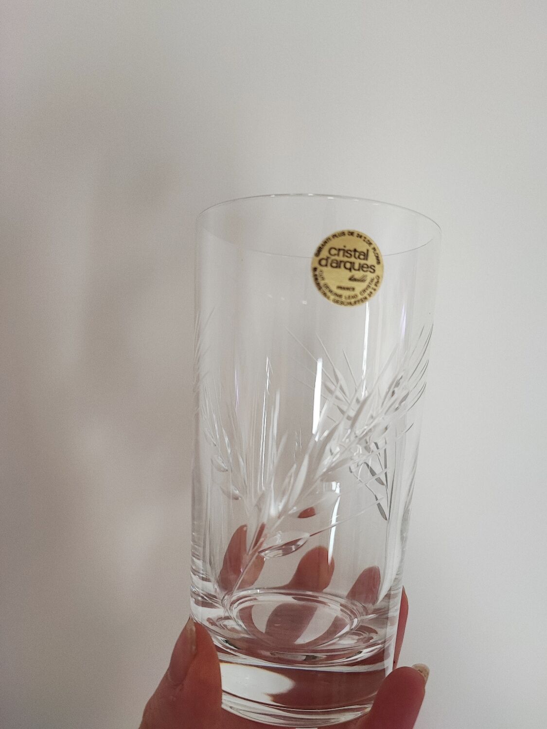 12 Arques crystal glasses model Epi
