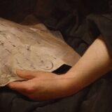 Great 19th century painting portrait of a lady