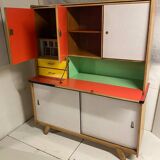 Vintage kitchen buffet with compass legs