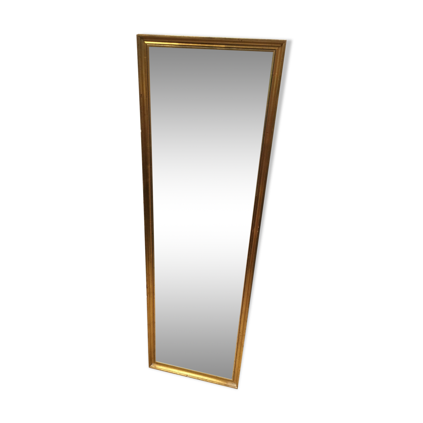 Golden mirror 38x125cm