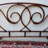 Rattan arabesques headboard