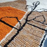 Handmade traditional carpet 250cm x 150cm Moroccan