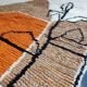 Handmade traditional carpet 250cm x 150cm Moroccan
