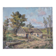 Huile sur toile, Ferme auvergnate