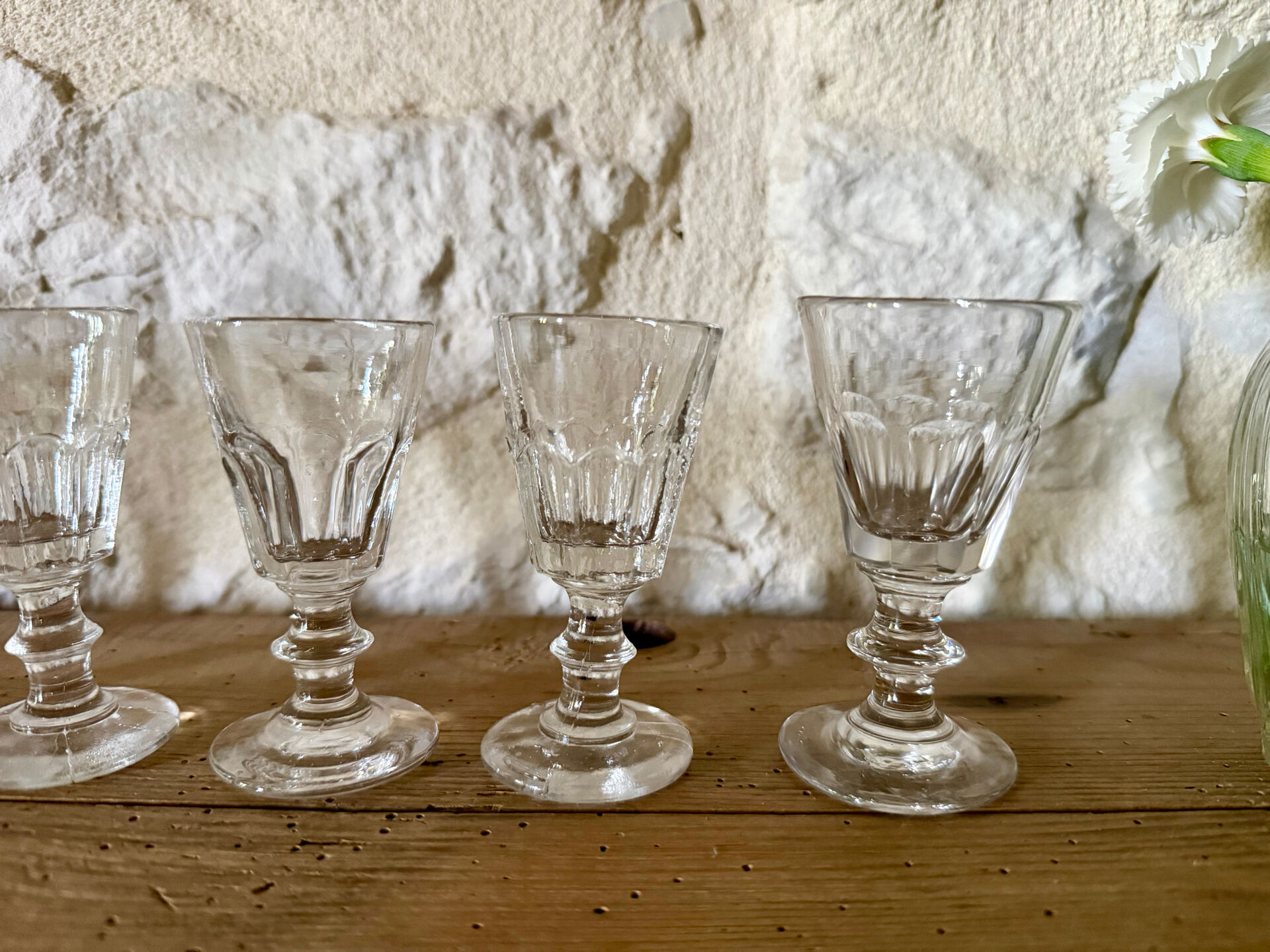 Petits verres anciens
