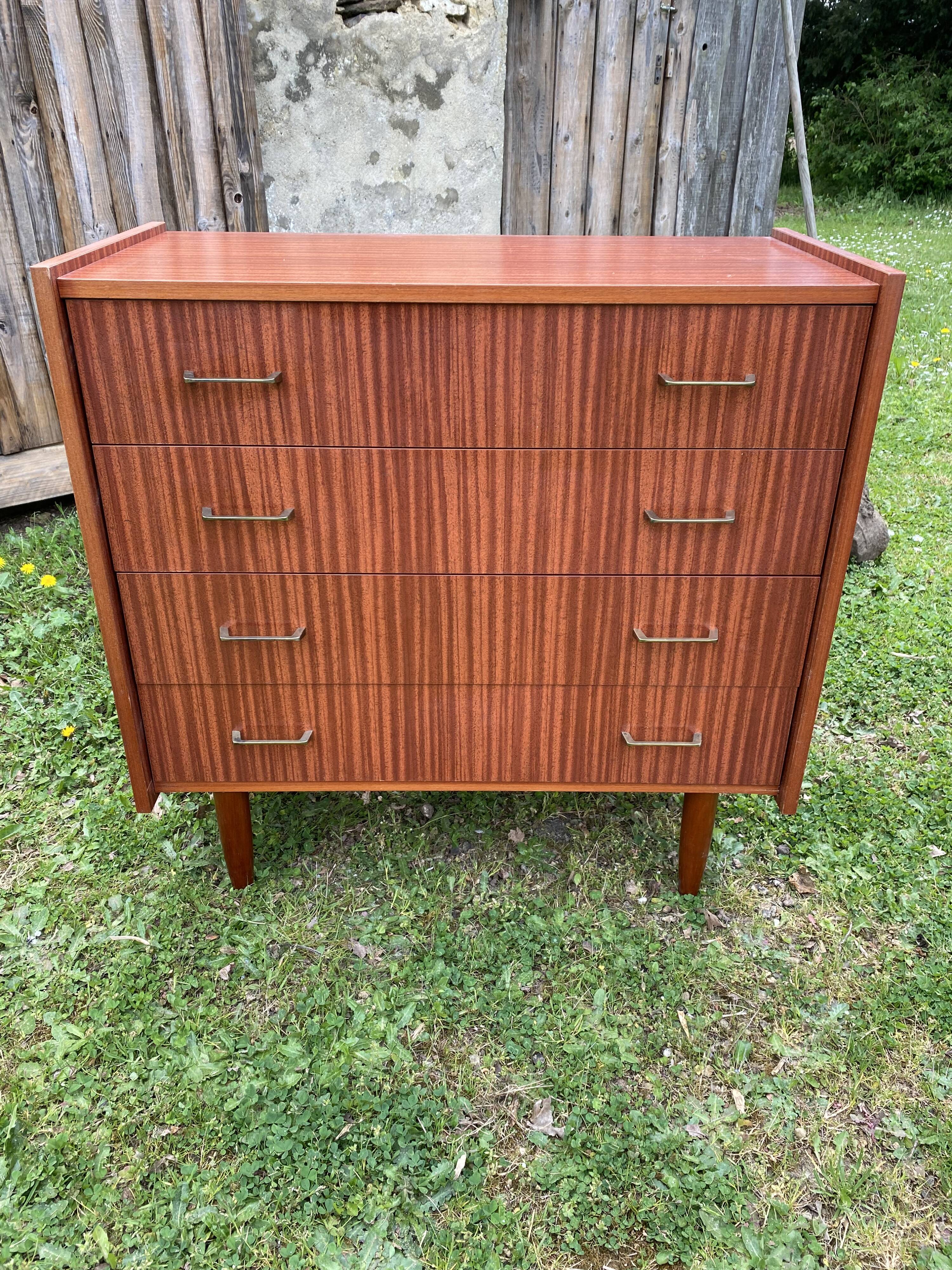 Chest of drawers 4 drawers year 70
