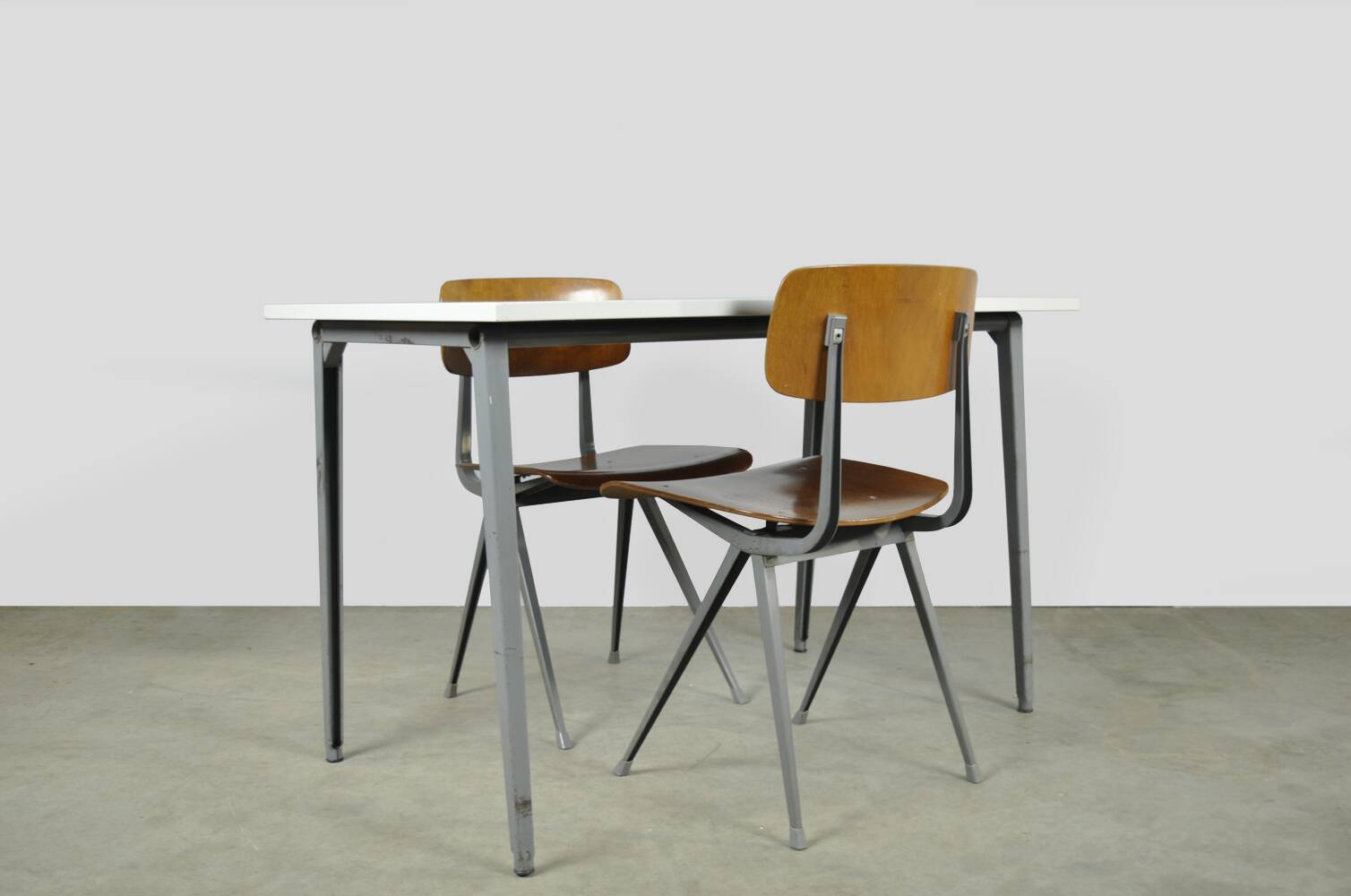 Vintage industrial Reform dining table from FRISO KRAMER 1960s