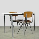 Vintage industrial Reform dining table from FRISO KRAMER 1960s