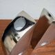 Bookends candle holders chrome aluminium