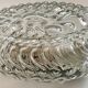 Ceiling light in cast glass circa 1950