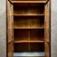 Louis XV style bookcase in precious wood marquetry circa 1900