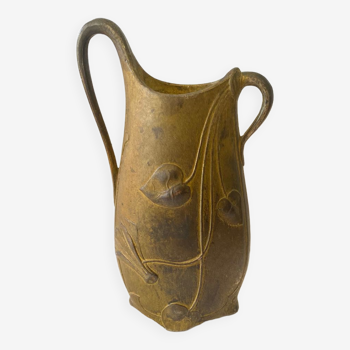 Petit Vase Art Nouveau En Régule antique ancien Objet