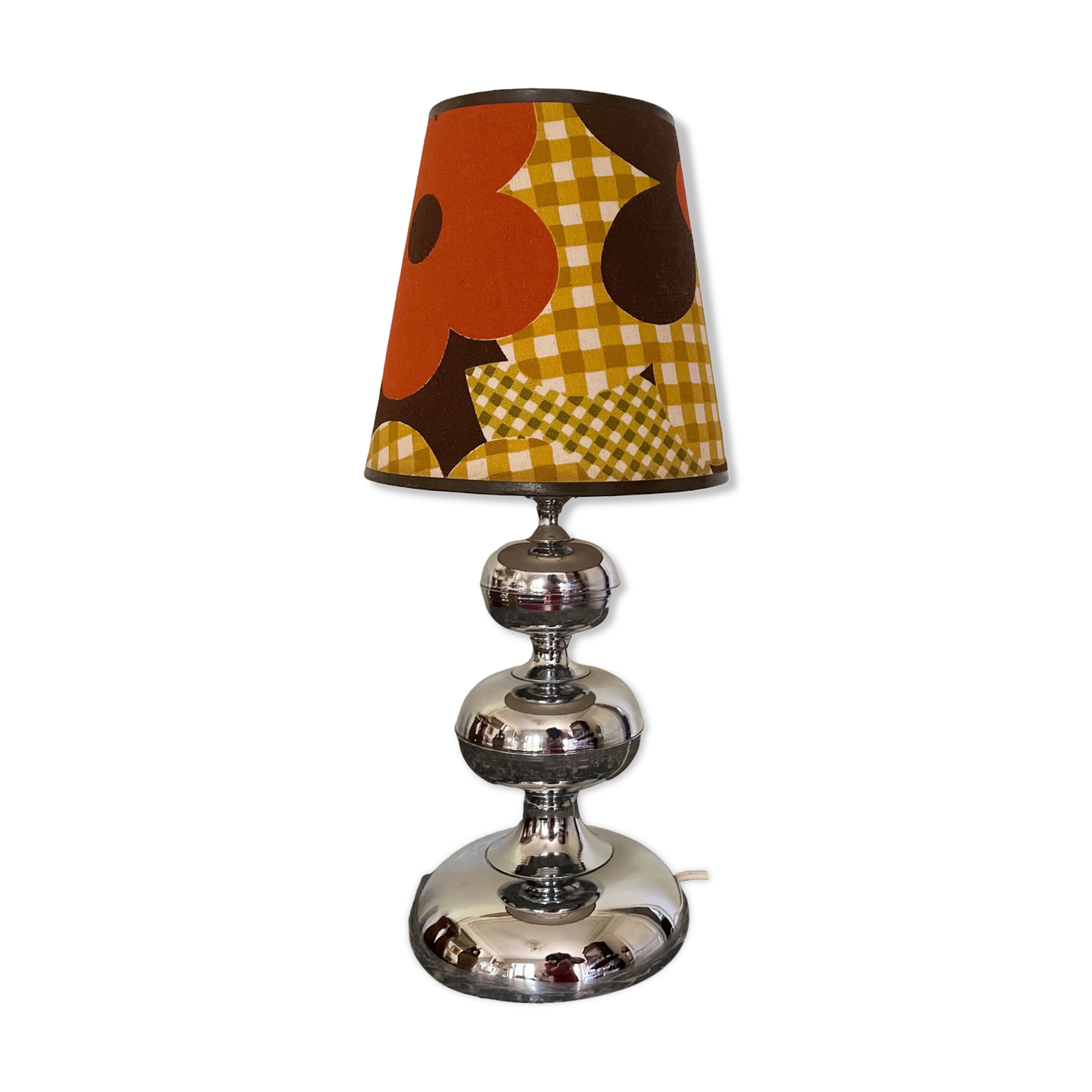 Lampe chromée années 70