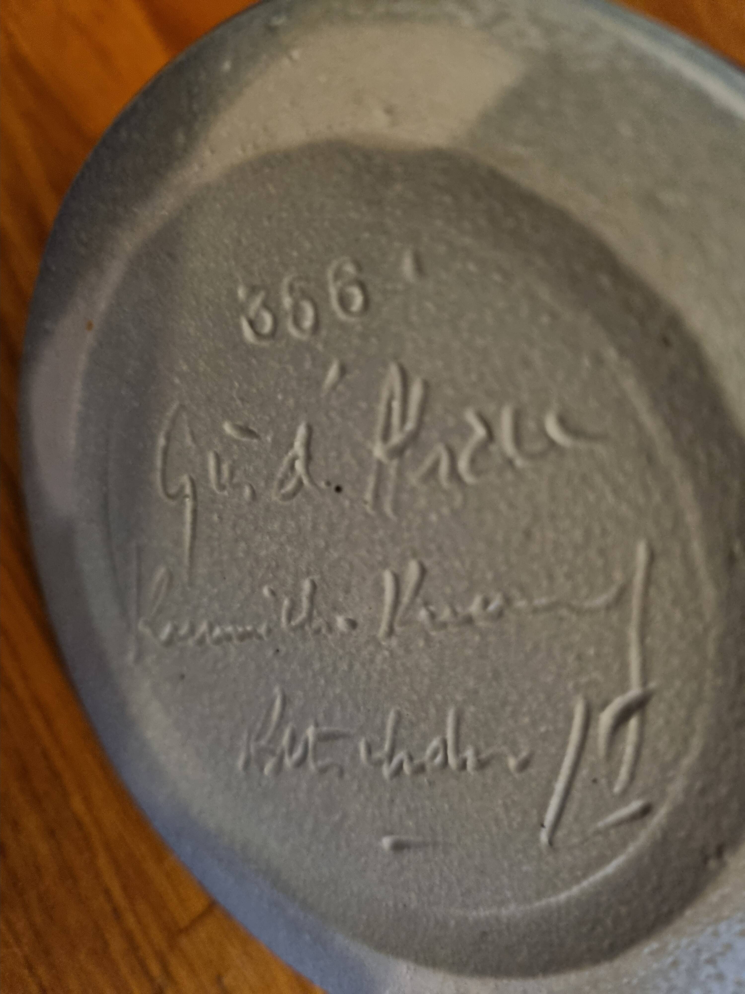 Salt-glazed stoneware mug from Alsace Krumeich-Remmy Betschdorf