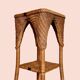 Sellette vintage porte plantes en osier