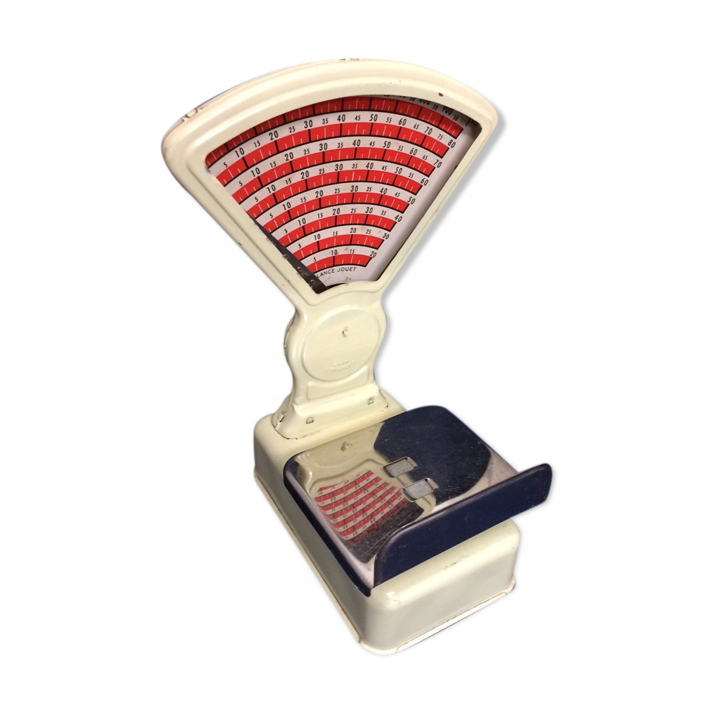 Old toy balances tin grocery store