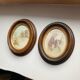Pair of frames - old paintings
