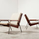 Rob Parry Pair of Lotus Lounge Chairs for Gelderland 1950s