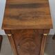 Empire-style bedside table in walnut