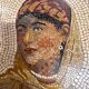 Portrait of a lady in marble mosaic in the antique style, circa 1880.
