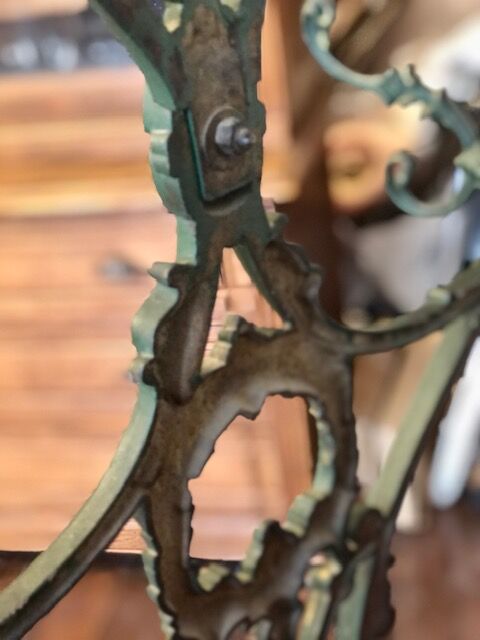 Cast iron coat rack 19th Alfred Corneau Frères Charleville