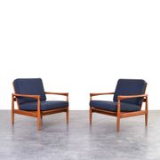 Mid-Century Oak Kolding Armchairs by Erik Wørts for IKEA, 1960s, Set of 2