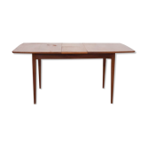 Table à manger extensible en teck - Pays-Bas des années 1950