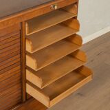 Unique Art Deco roll-top cabinet from the 1930s