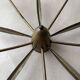 Lampe de plafond Sputnik en laiton des années 1950