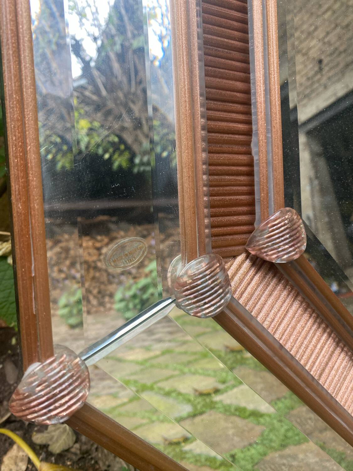 Large contemporary Murano mirror