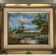 Painting: oil on canvas representing a landscape