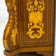 20th Century Dutch Trumeau Walnut with Maple Wood Inlays, Netherlands, 1950