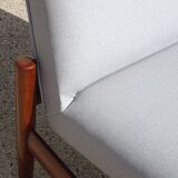 Modular 3-seater sofa + a teak coffee table by Karl SØrlie & SØnner