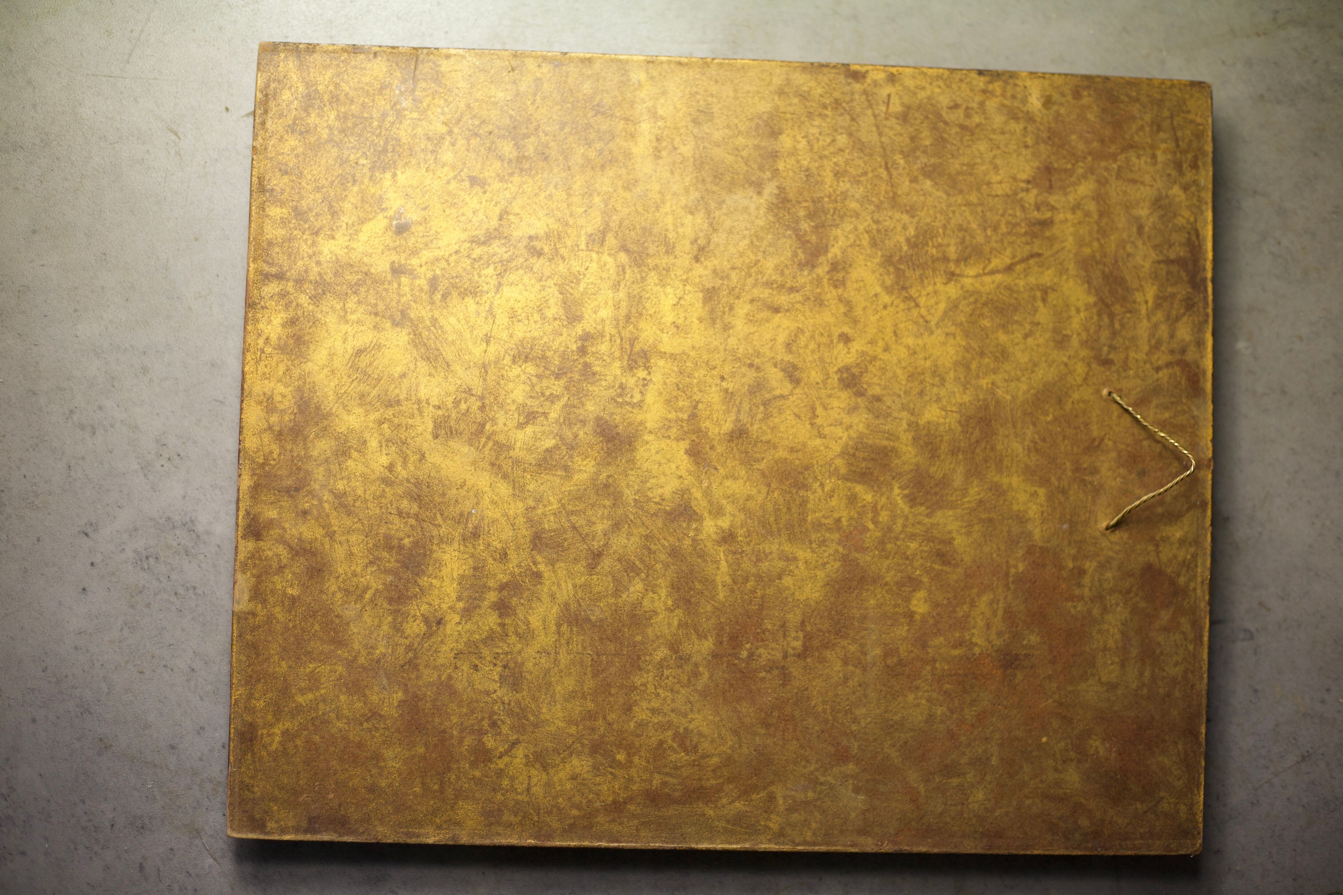 Mirror resin years 60 - 29X36cm