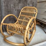 fauteuil en rotin pour enfant