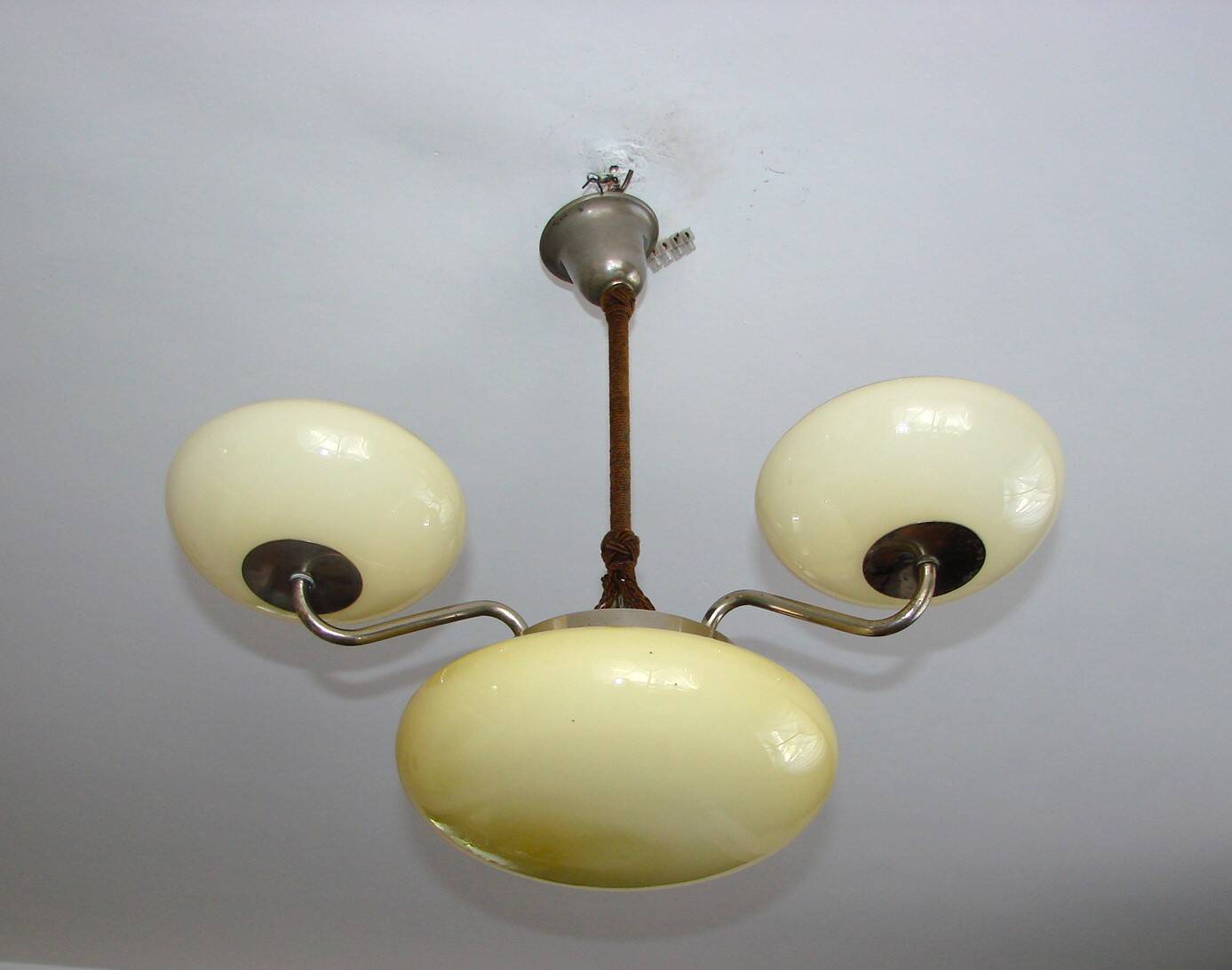 Art deco chandelier, 1940's.