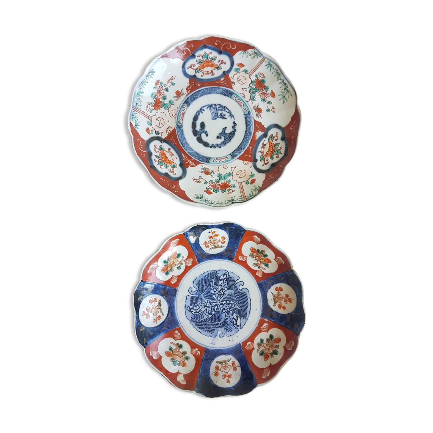 2 plates Imari