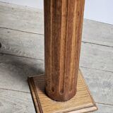 Oak column/stool