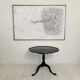 Carved vintage tripod side table, 1940s