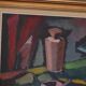 Original mid-century Swedish oil on canvas – “Kubisk Still Life” by Bror Göransson – vintage & framed – 75 × 64 cm (29.5" × 25.2")