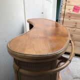 Vintage rattan bar