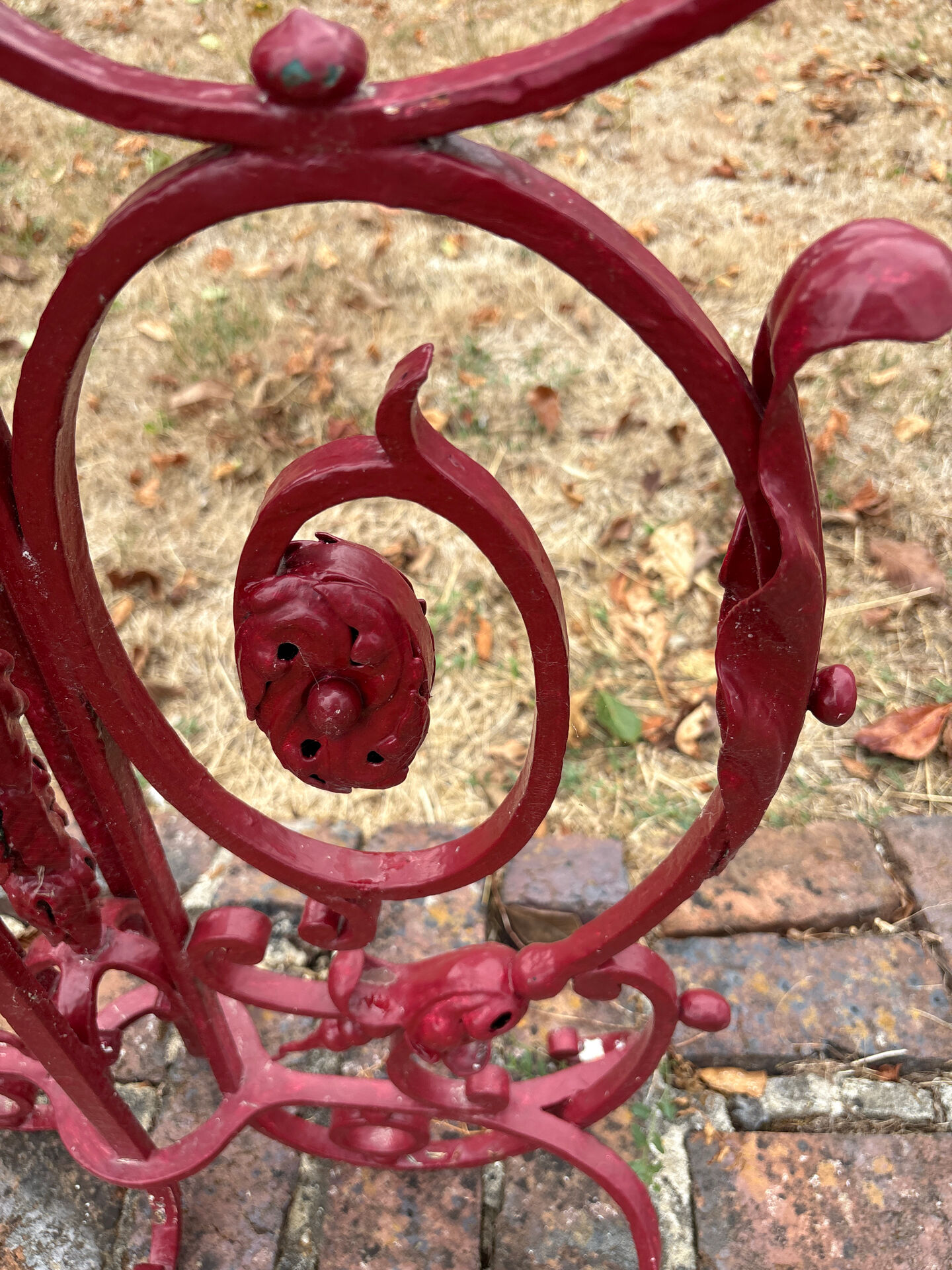 2 wrought iron doors