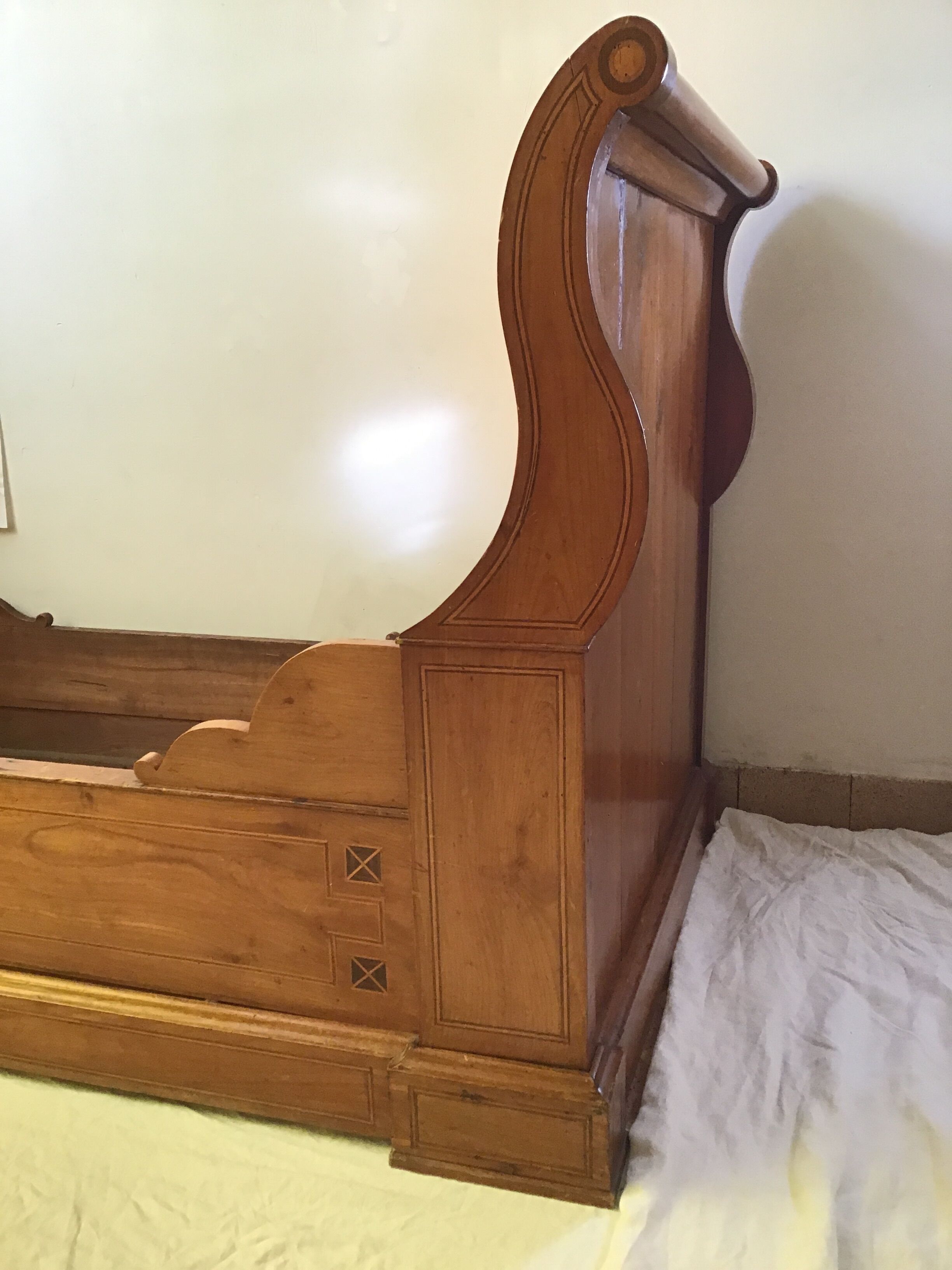 Charles X cherry bed