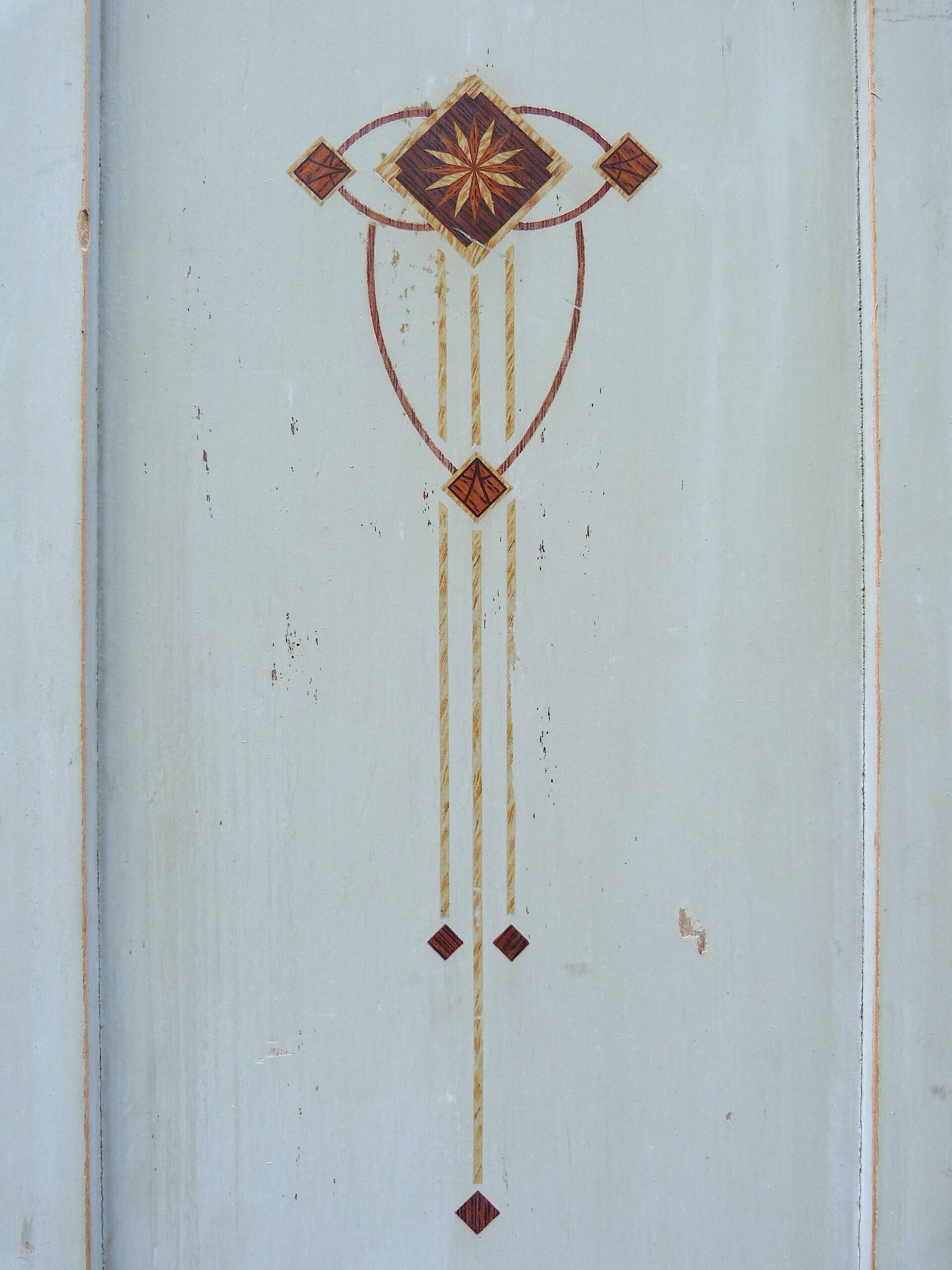 Antique bookcase cabinet